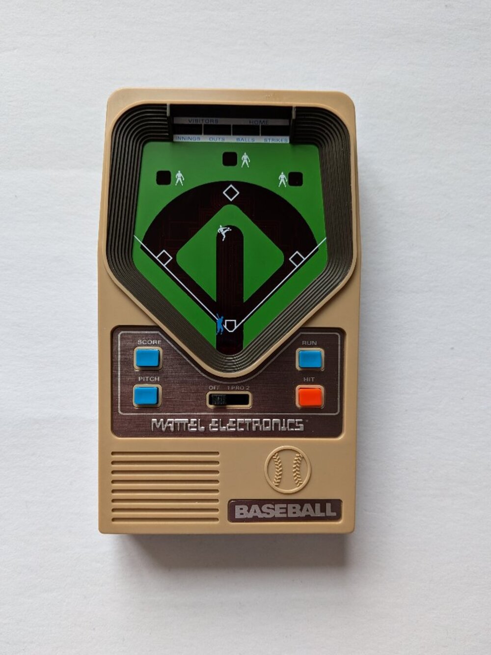 MATTELL ELECTRONICS BASEBALL 1978 HANDHELD VIDEO GAME CIB